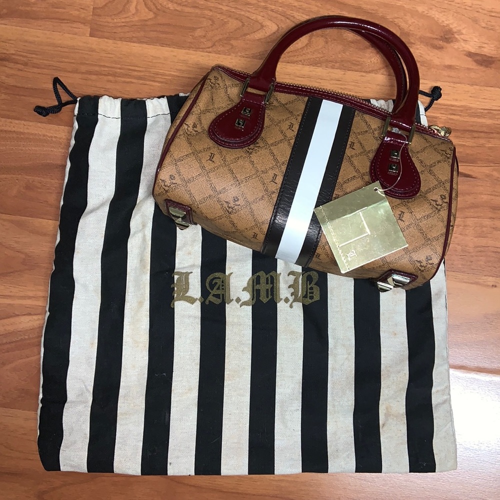 NWT L.A.M.B. By Gwen Stefani Mini Boston Style Purse Bag